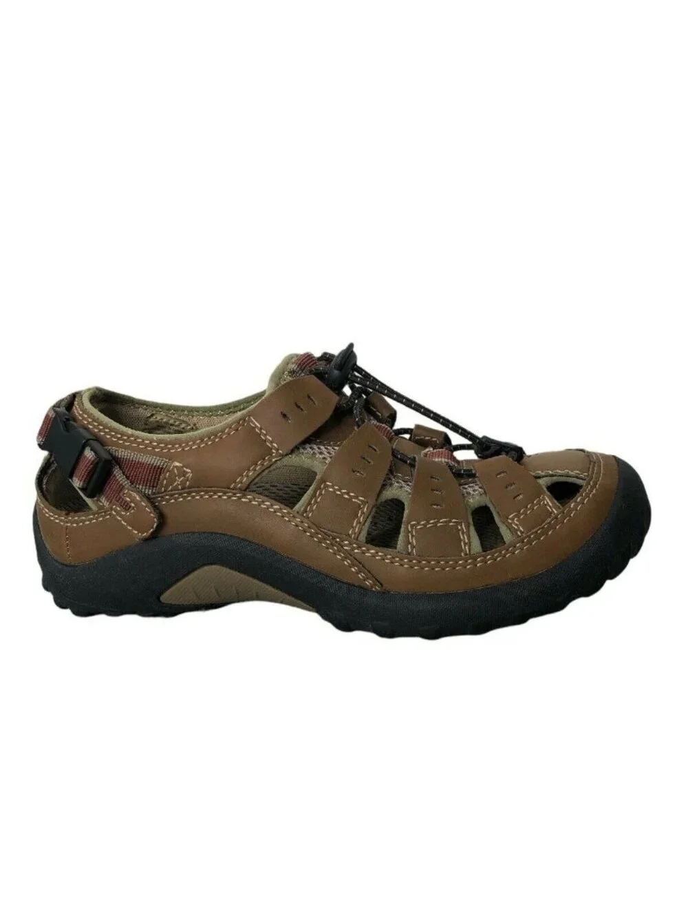 Dockers Water Sports Shoes Mens 7M Lookout Rust Slip-On Sandals Fisherman